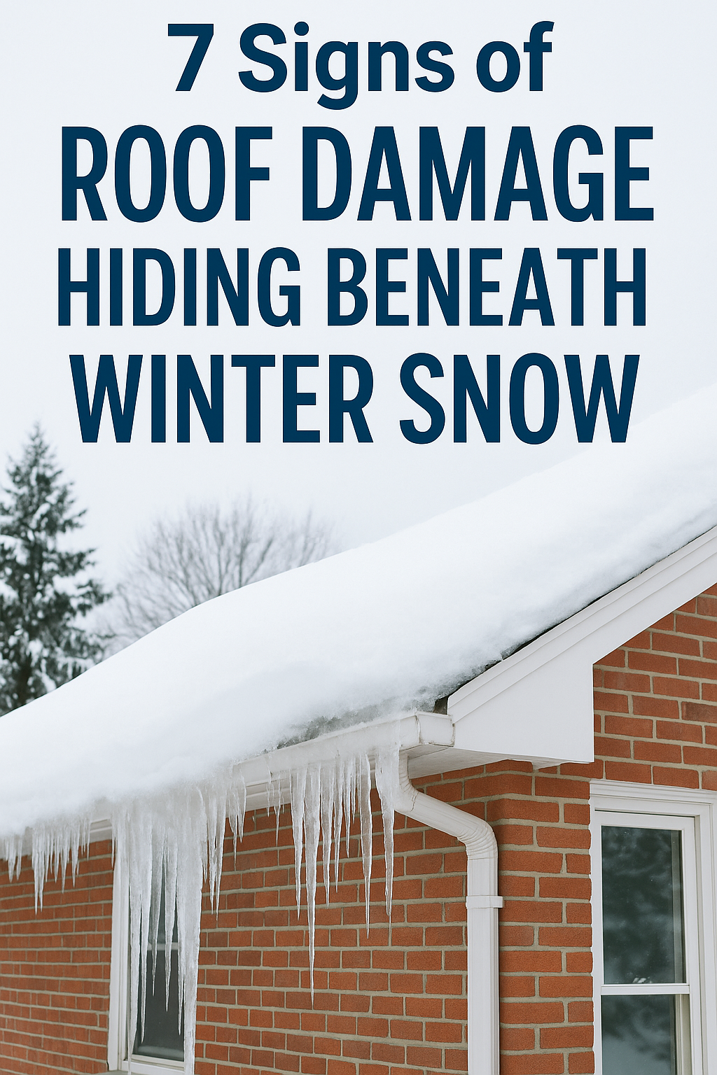 7 Signs of Roof Damage Hiding Beneath Winter Snow