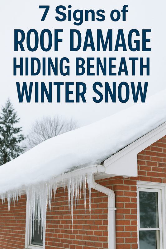 7 Signs of Roof Damage Hiding Beneath Winter Snow