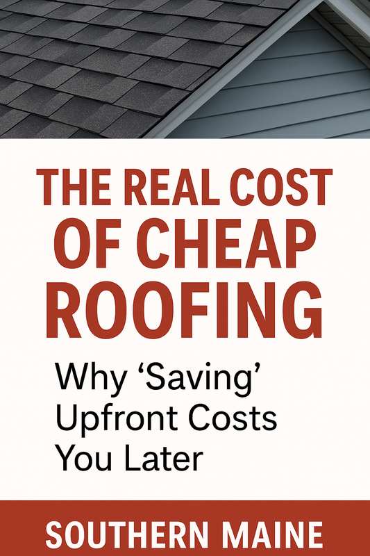 The Hidden Cost of Cheap Roofing: Why “Saving” Upfront Costs You Later