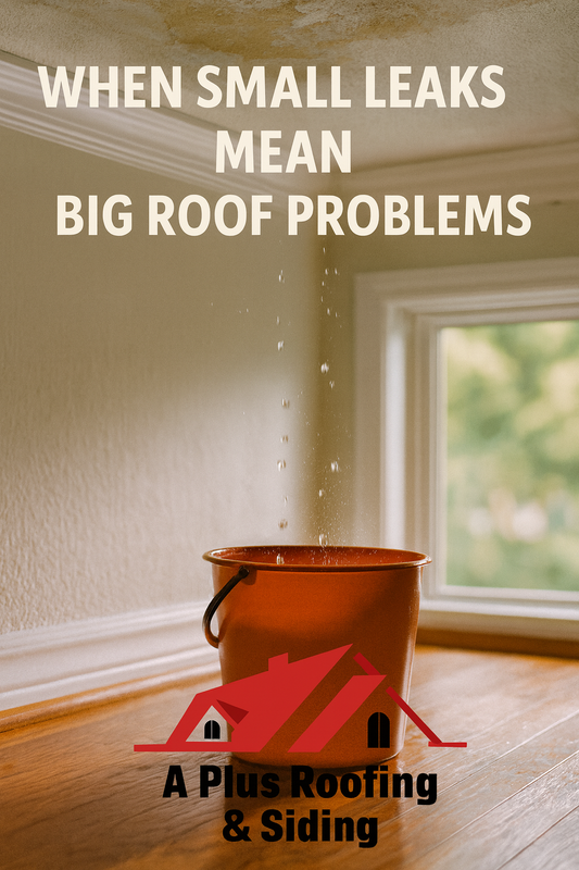 When Small Leaks Mean Big Roof Problems